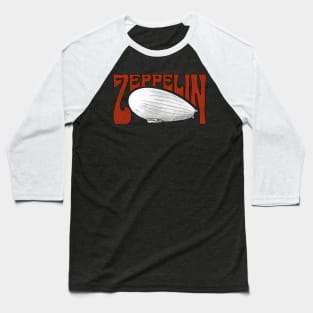 Zeppelin Vintage Line Art T-Shirt – Classic Rock Graphic Baseball T-Shirt
